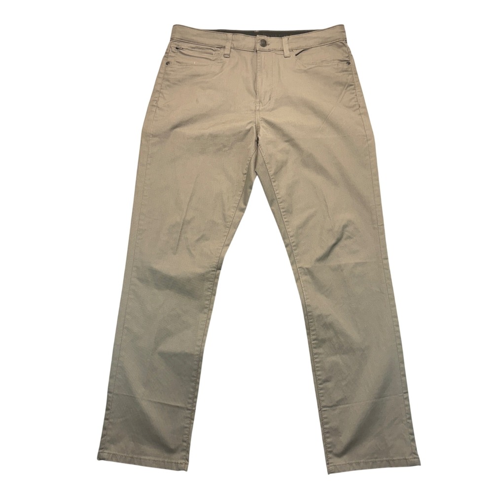 English Laundry Mens Khaki Tan 5-Pocket Stretch‎ Chino Pants 32x29